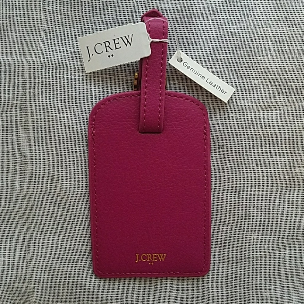 J.Crew luggage tag