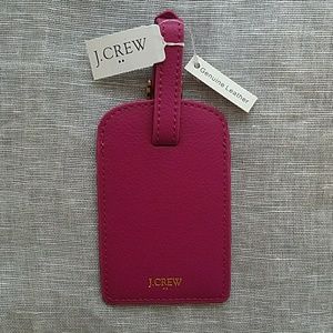 J.Crew luggage tag