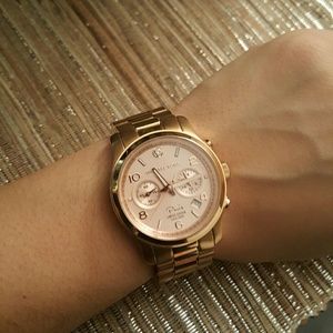 Rose Gold Micheal Korda watch