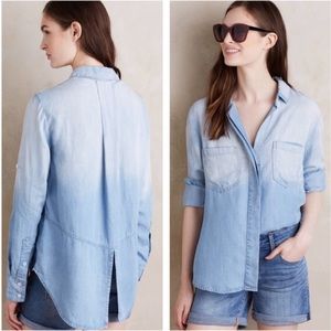 Anthropologie Tops - Cloth & Stone ombré chambray denim shirt Anthropologie Tops - Cloth & Stone ombré chambray denim shirt