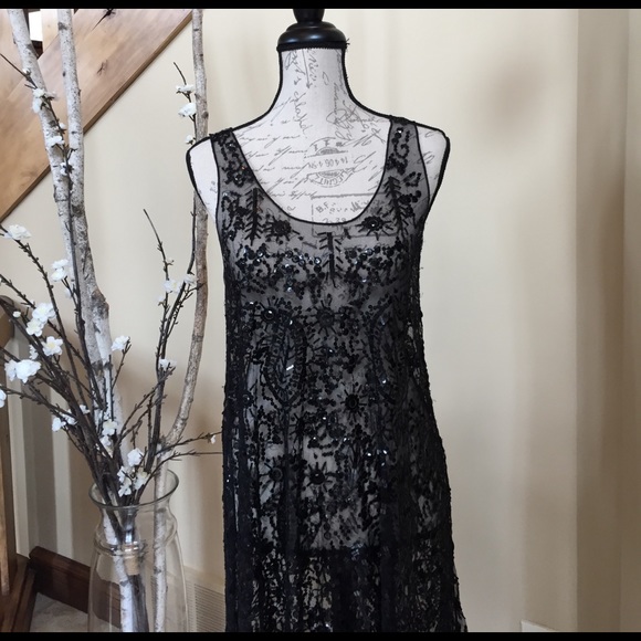 Chan Luu NWOT beaded/sequined dress - Picture 2 of 5