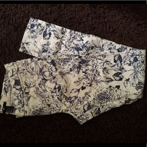 H&M Floral Skinny Jeans