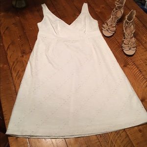 Vineyard Vines white eyelet dress