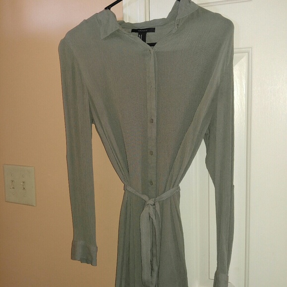 Forever 21 army green dress - Picture 1 of 2