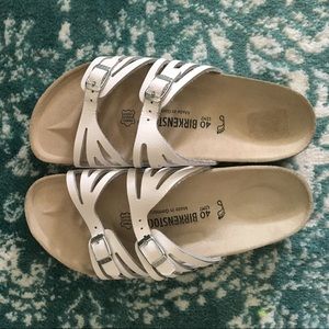 White Birkenstock Granada (dmg see description)