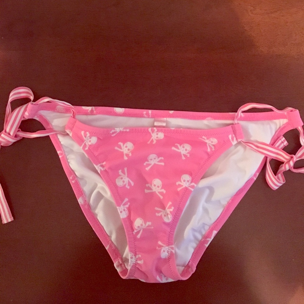 Victoria's Secret skull bikini tie-bottoms