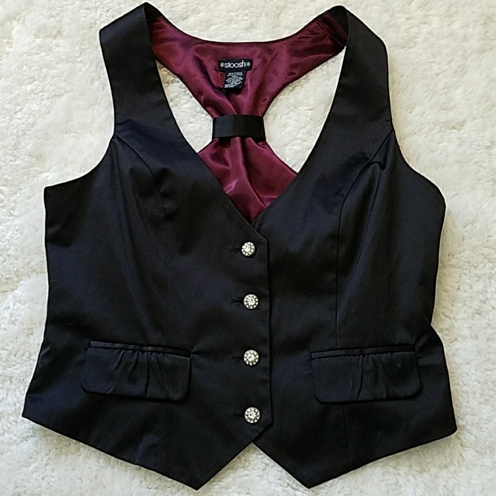 NWOT Stoosh silk vest