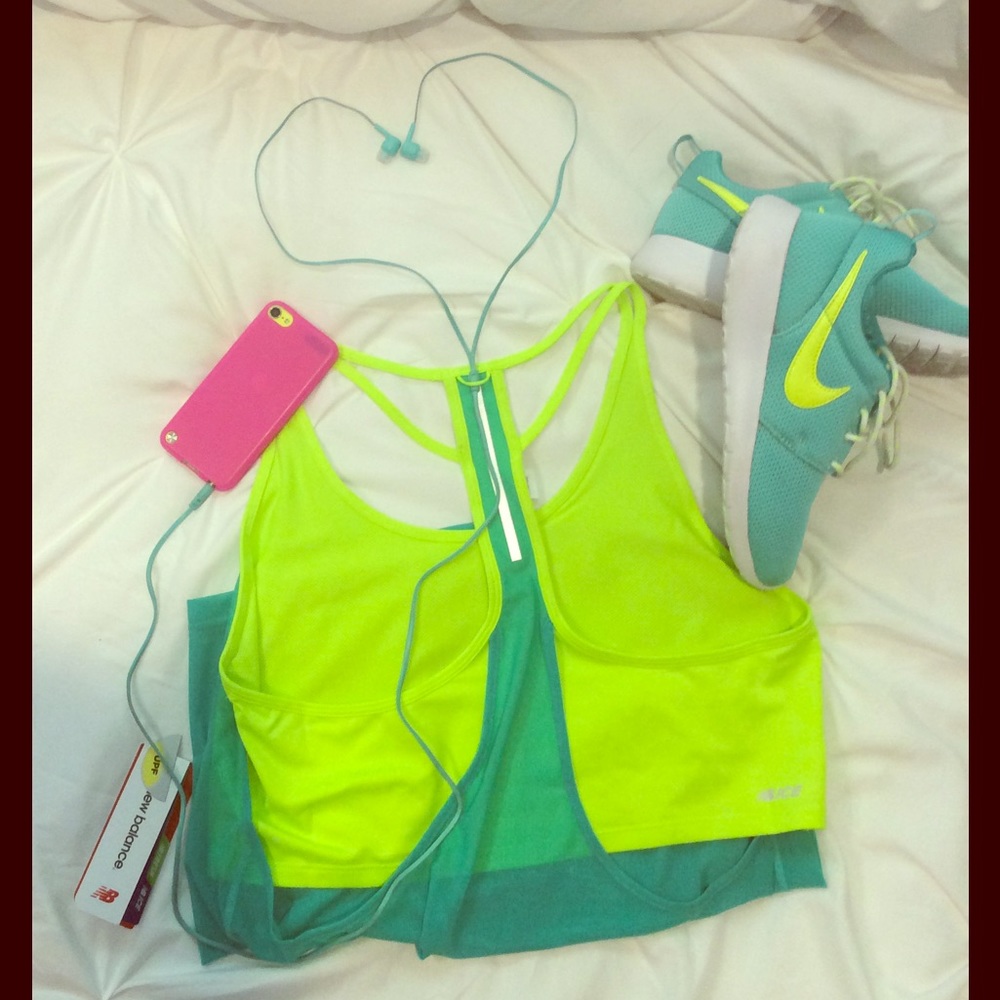 NWT New Balance Ice Hybrid Racer Back Tank