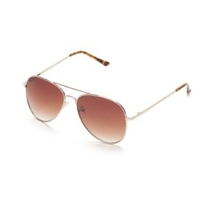 Golden Aviator Mirrored sunglasses