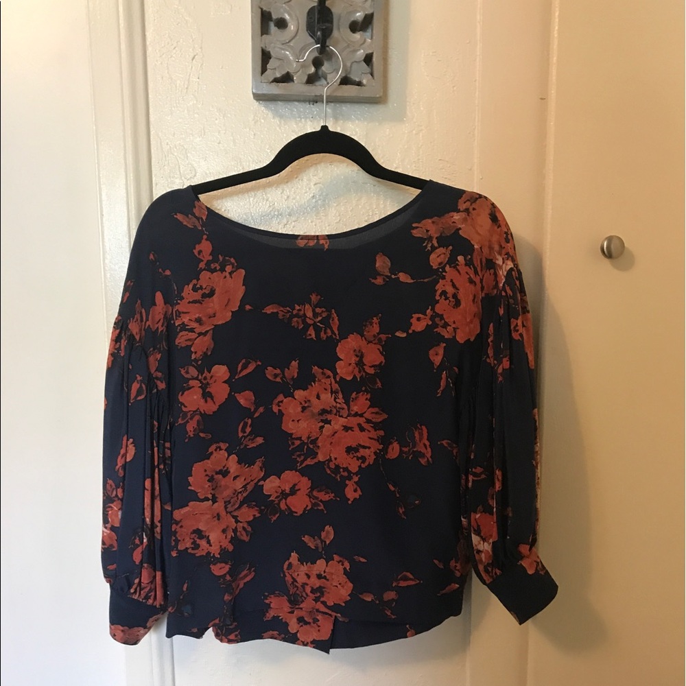 Odille from Anthropologie Silk Blouse