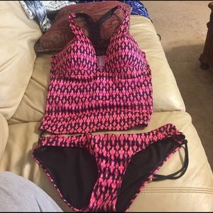 Tankini and bikini bottom