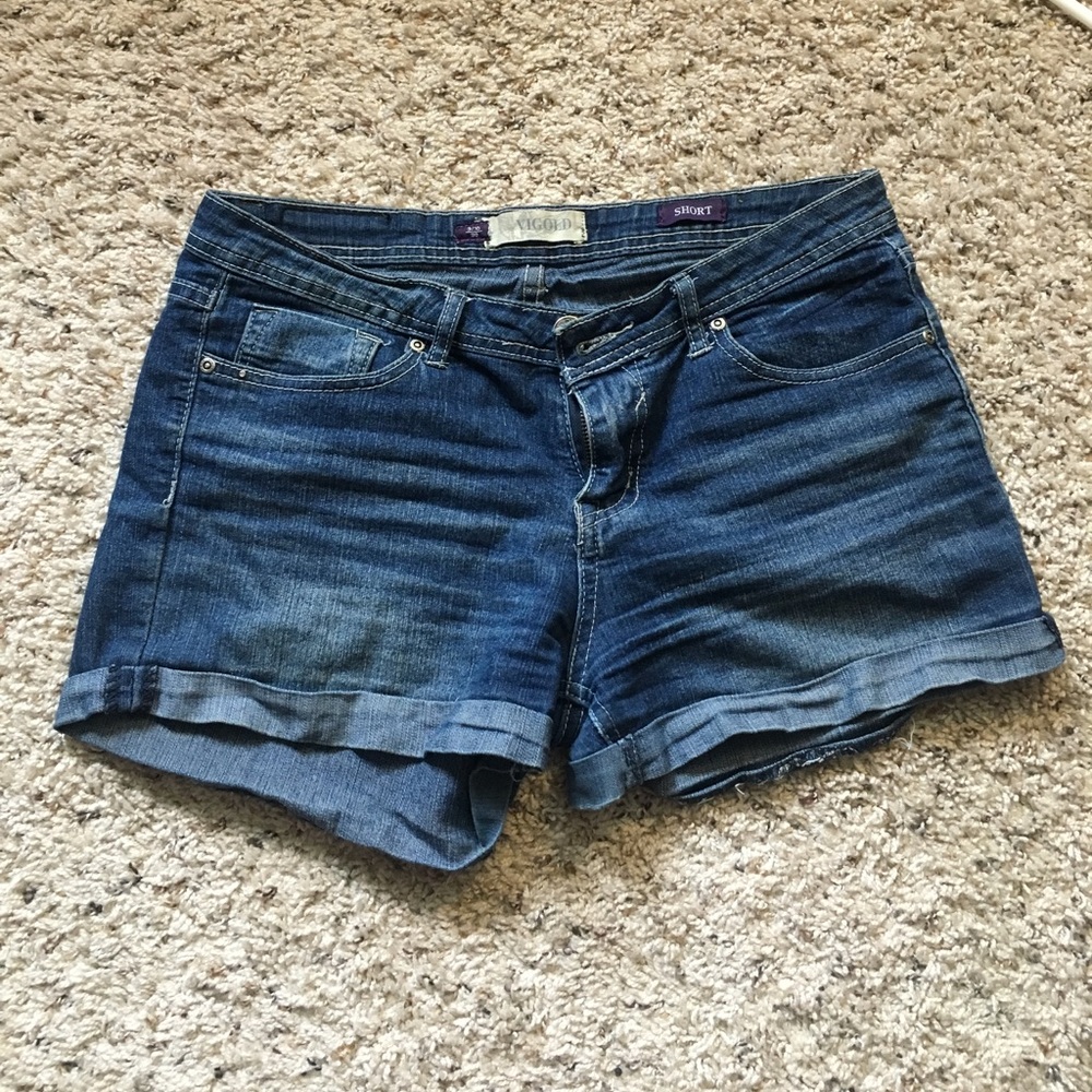 Denim shorts