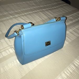 blue dolce & gabbana crossbody bag