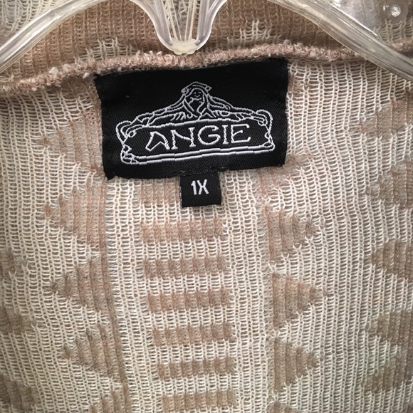 Angie open front tribal sweater - Picture 2 of 3