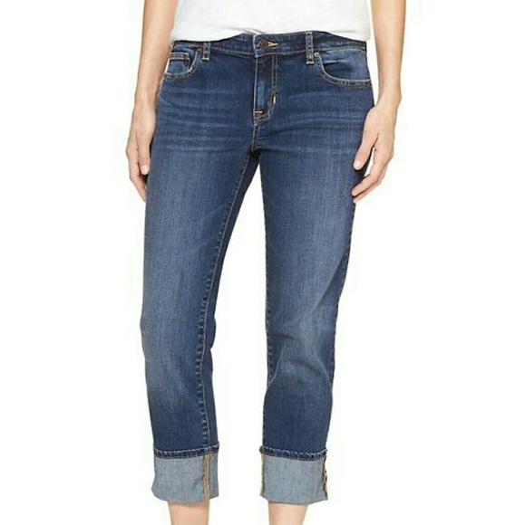 GAP Denim - Gap straight cuff jeans/capris