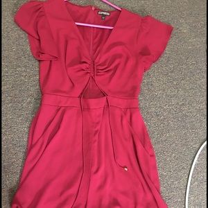 Red express romper
