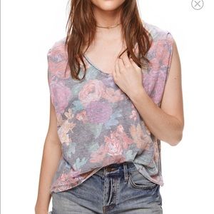 Free People gardenia tee
