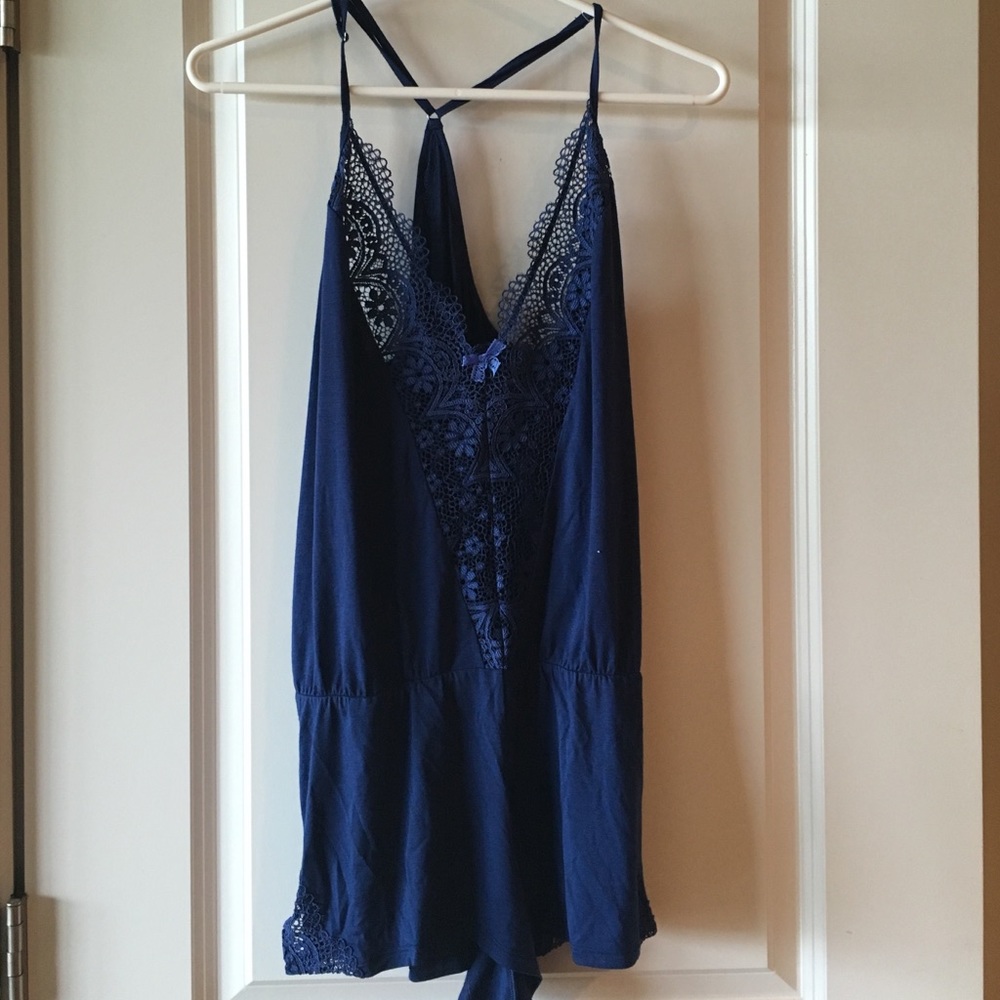 NWT Victoria's Secret Navy Romper