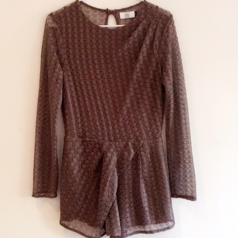 Dolce Vita open-back lace romper