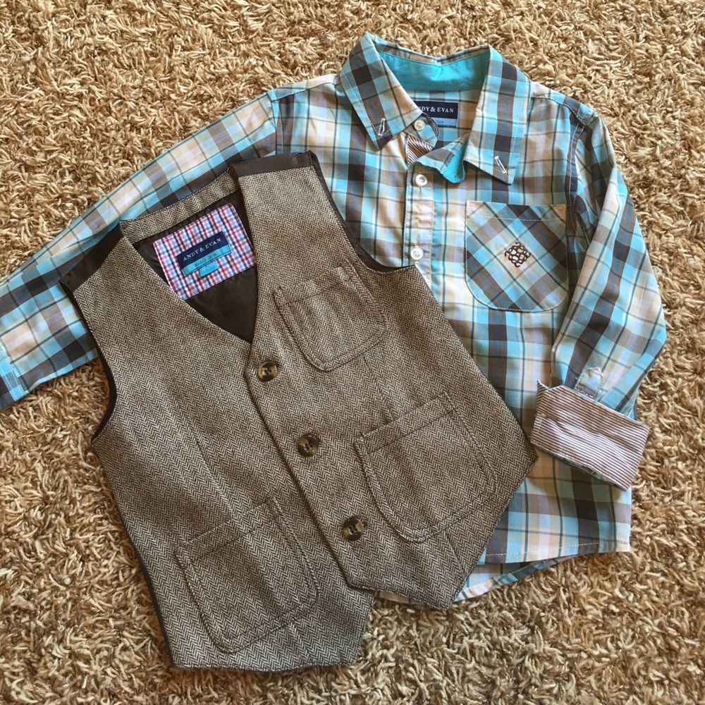 Andy & Evan shirt and vest