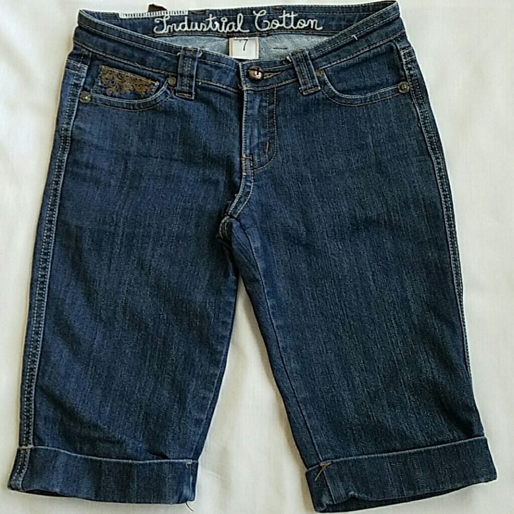 Industrial Cotton Jean Capris size 7