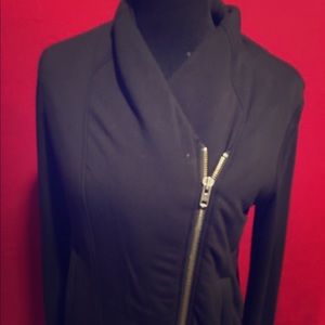 A black helmut jacket