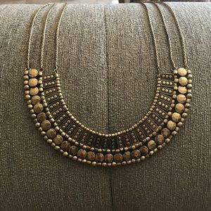 Lucky Brand Gold Statement Necklace