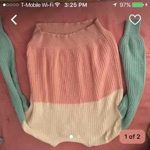 Color block  American apparel sweater