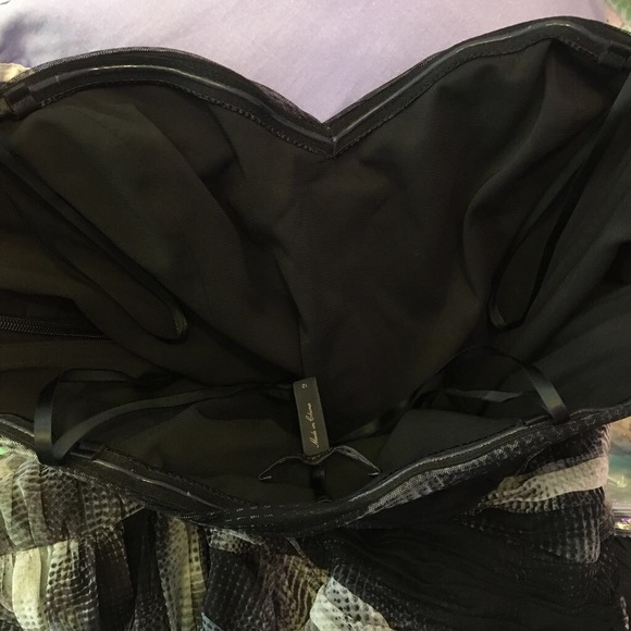 πHPπBCBG Sweetheart, Strapless Black/WhiteDress - Picture 6 of 8