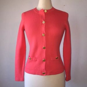 Banana Republic Coral Sweater Jacket
