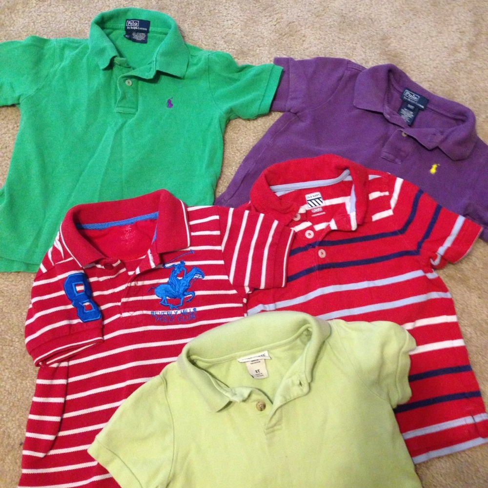 Polo collared shirts bundle