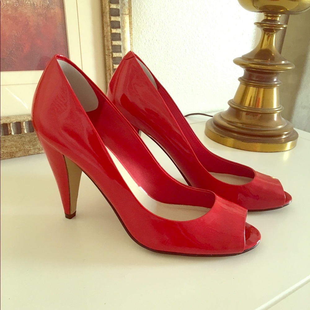 Red Hot Nine West Pumps