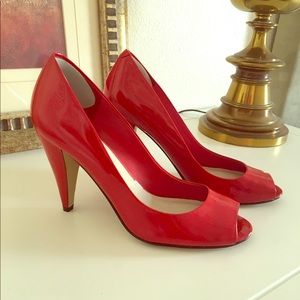 Red Hot Nine West Pumps