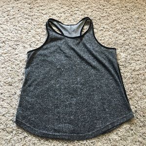 Grey fitness top