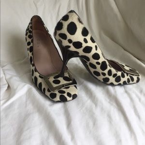 Celine cowhide heels OBO