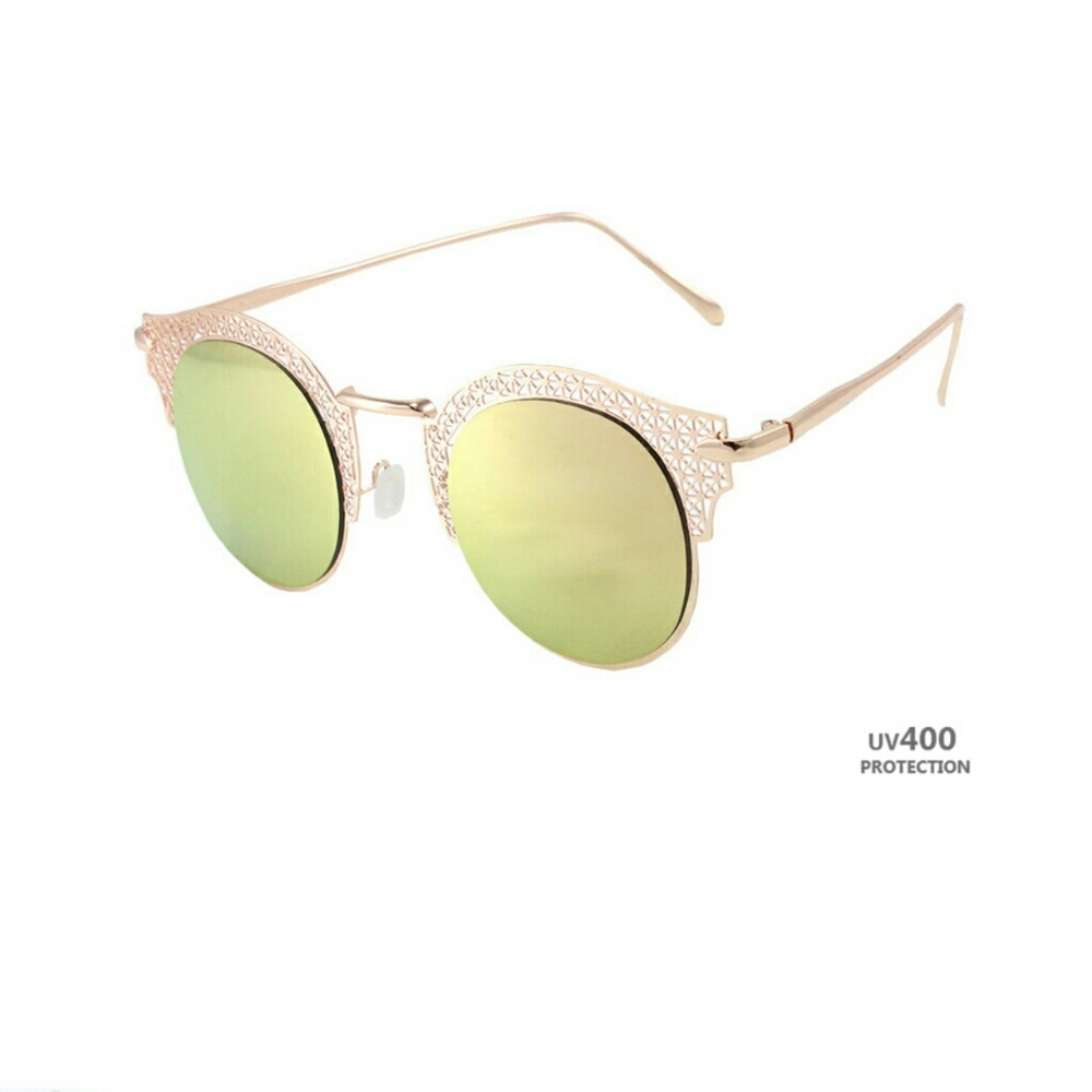 Rose Gold Mirror Sunglasses