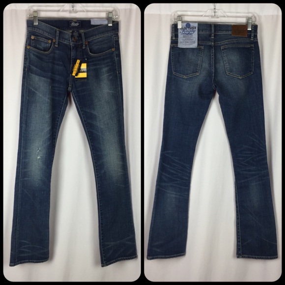 Ralph Lauren Denim - RUGBY By Ralph Lauren Distressed Slim Boot Jeans.
