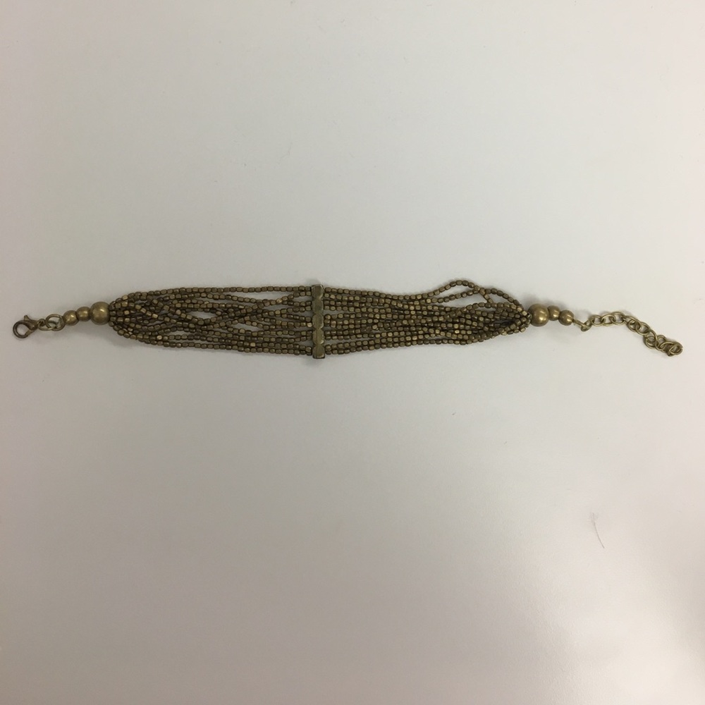 Gold Handmade Bead Bracelet from Bali