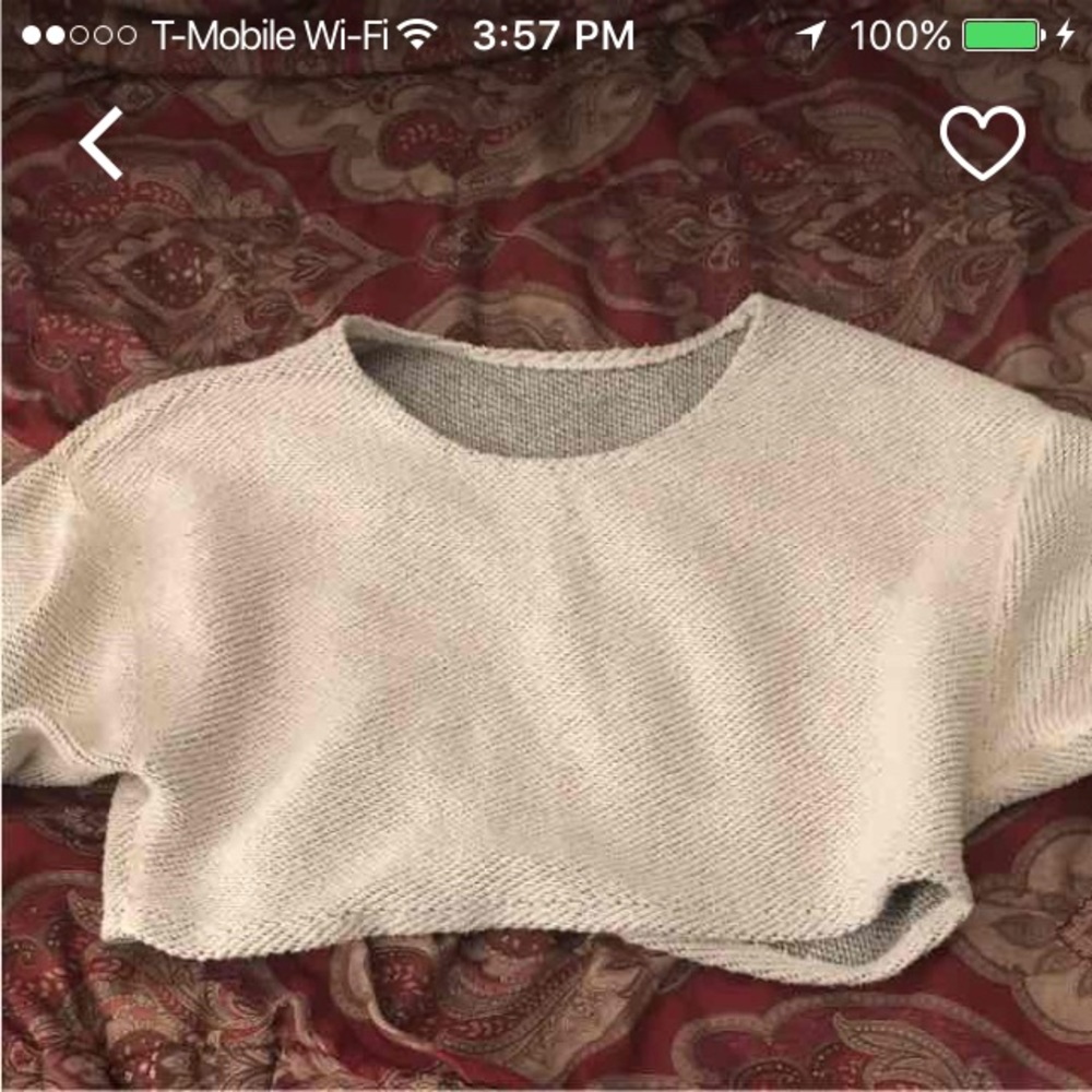 American Apparel crop top