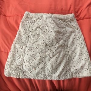 Hollister lace skirt