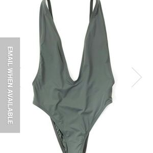 Dippin' Daisy's dark teal one piece