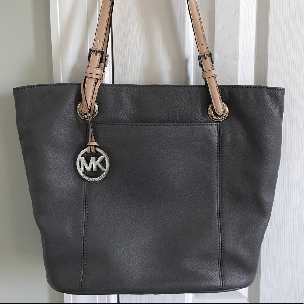 Authentic Michael Kors Leather Tote Bag