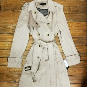Jones New York Double Brested Trench Coat
