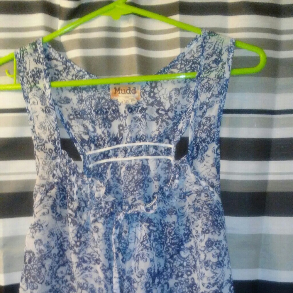 Juniors tank top cardigan