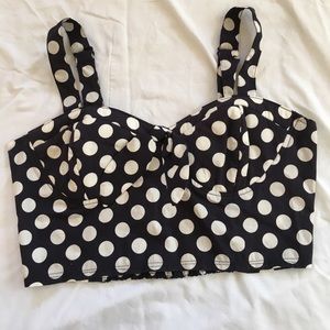 Polka dot bralette from Forest 21 Size S