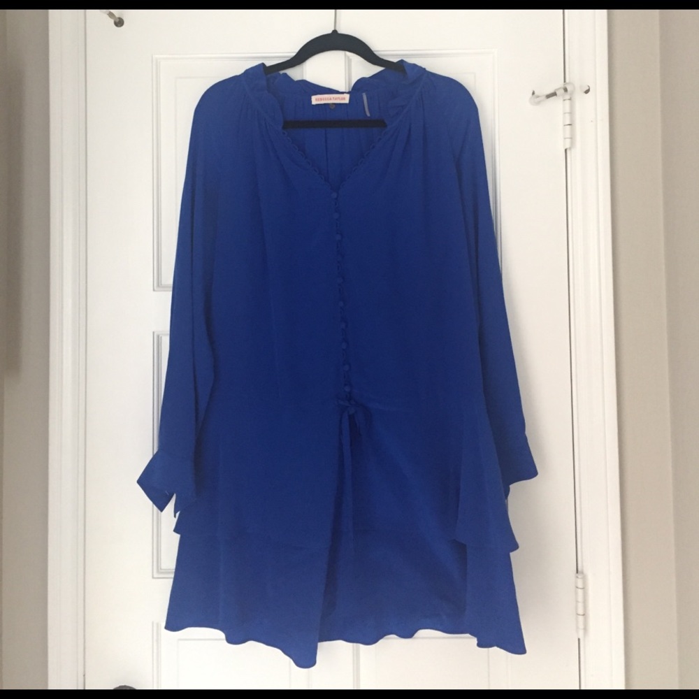 Rebecca taylor dress in cobalt blue
