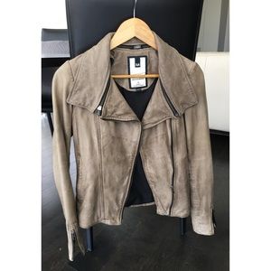 🎉FLASH SALE🎉 Soia & Kyo Leather Jacket in Taupe