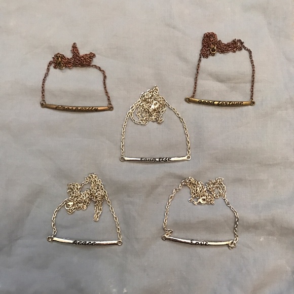 🎉HP🎉 Words on a Chain - Handmade Necklace - Picture 3 of 3