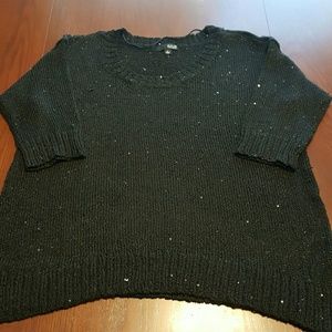 A.n.a NWOT Black sequin sweater AL