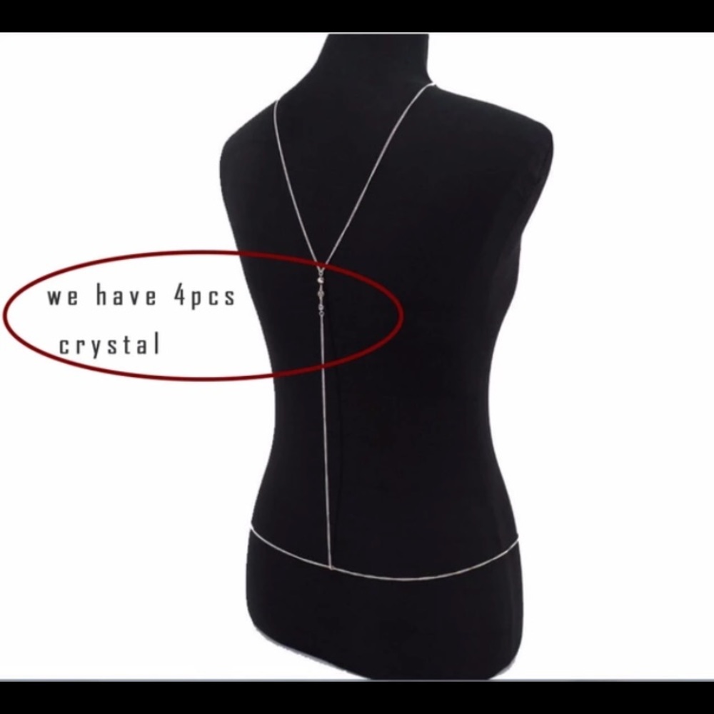 Bare Back Body Chain - Picture 3 of 3